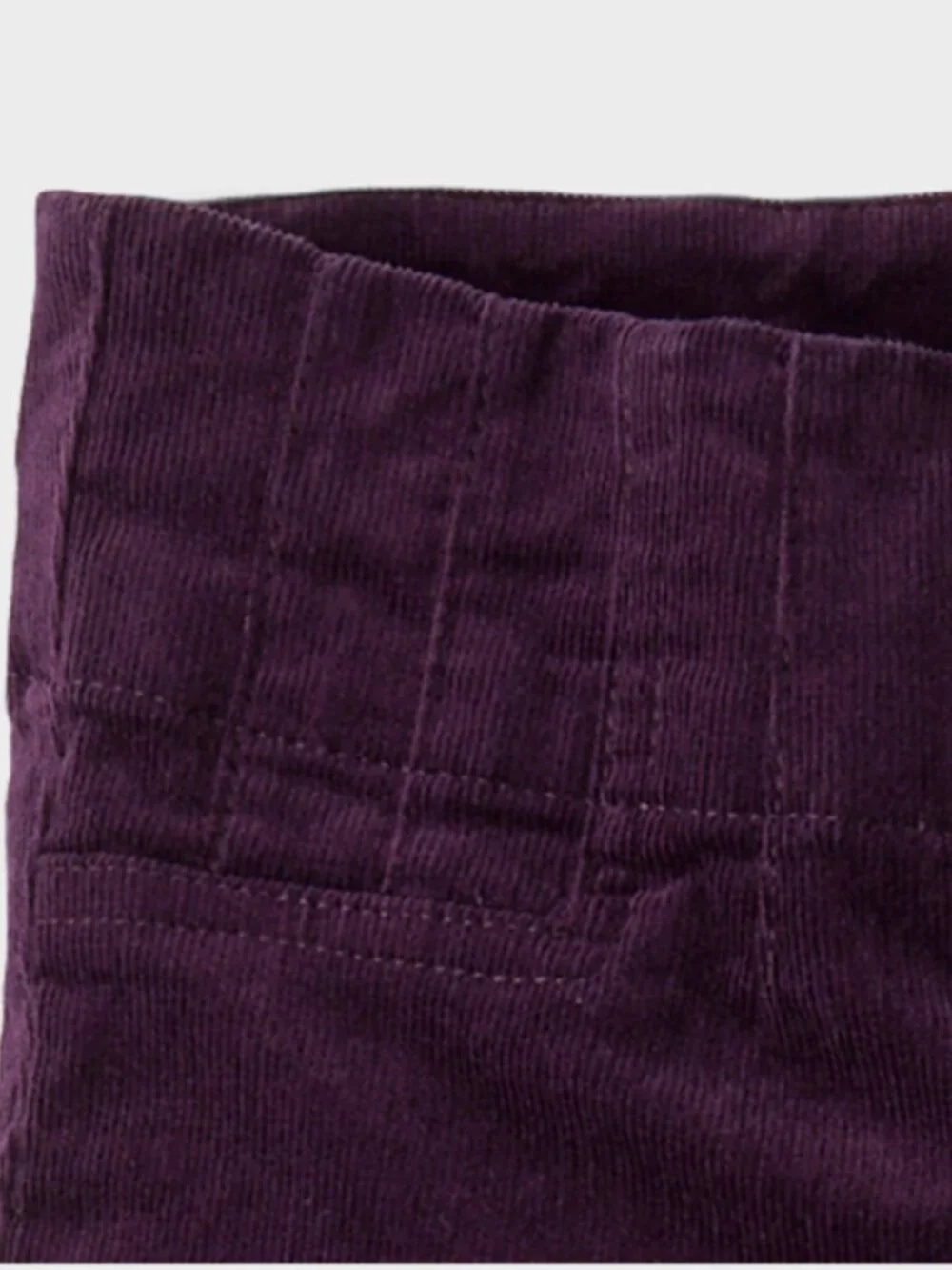 NWT Girls Pintuck Corduroy Flare Pants Purple Size 12